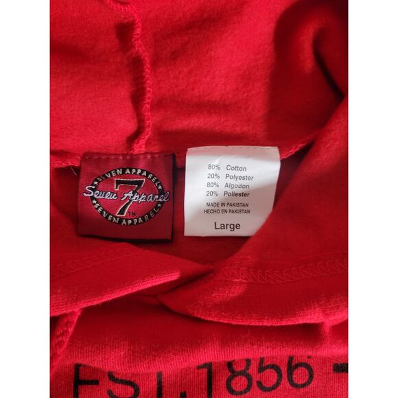 Maryland Terrapins Pullover Hoodie Red Adult Size L - Picture 2 of 4